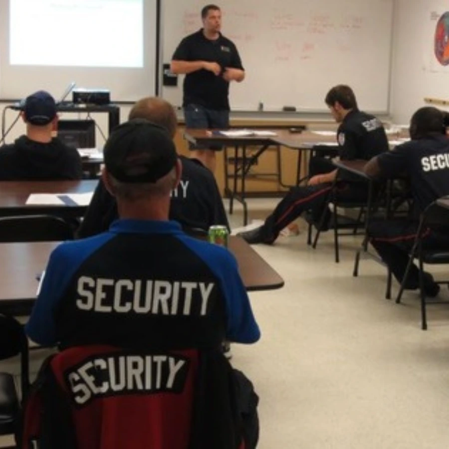 Meeting with security guards